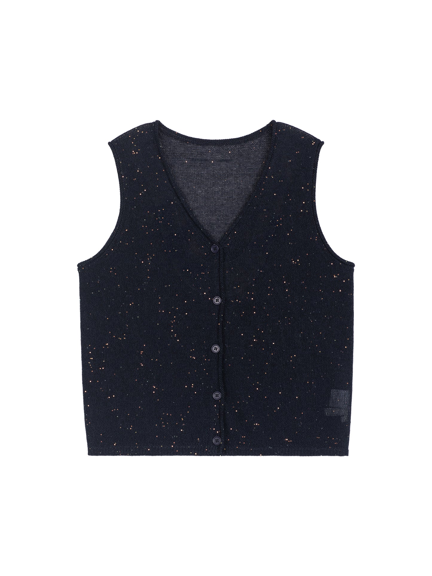 Shimmer Knit Vest