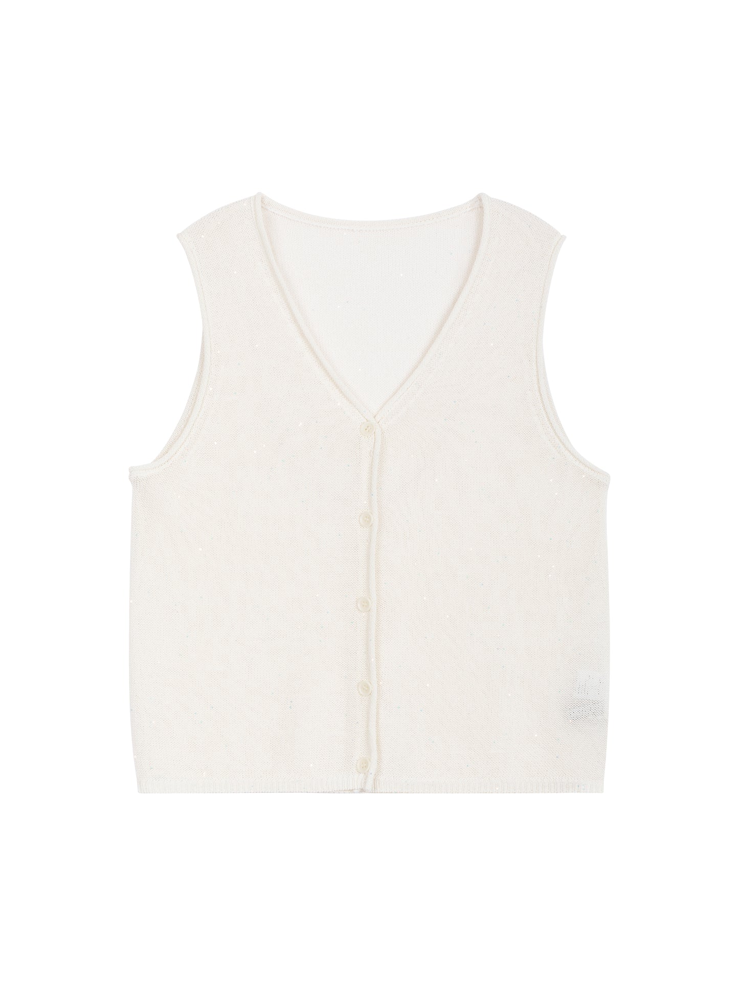 Shimmer Knit Vest