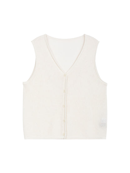 Shimmer Knit Vest
