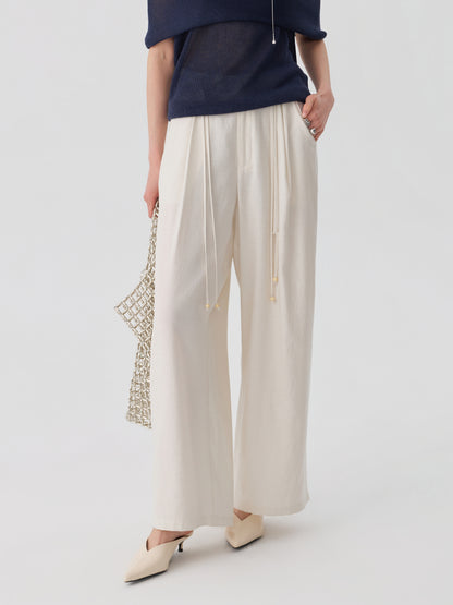 Relaxed Drawstring Trousers