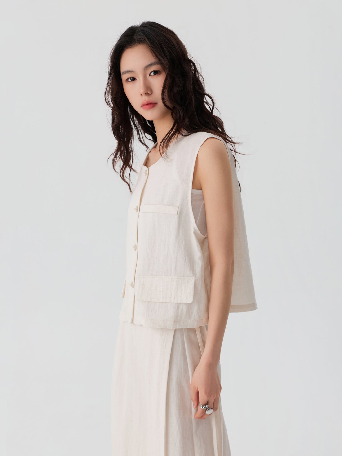 Tailored Vest Top