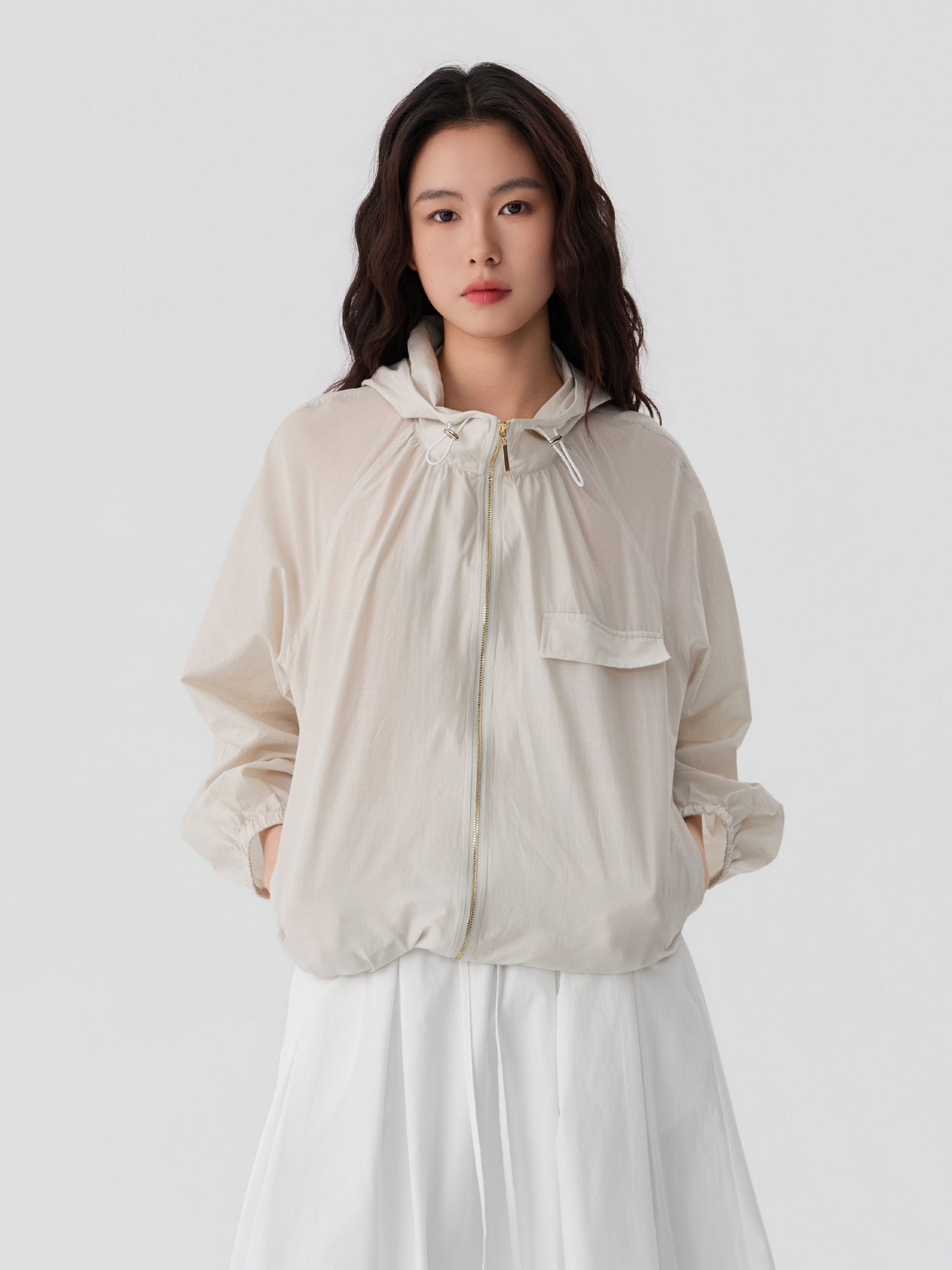 Relaxed Hooded Jacket
