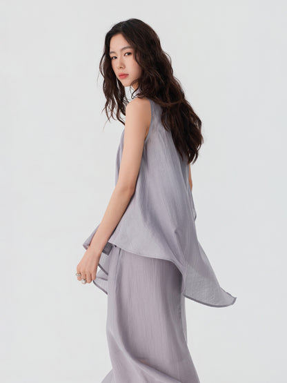Draped Scarf Dress