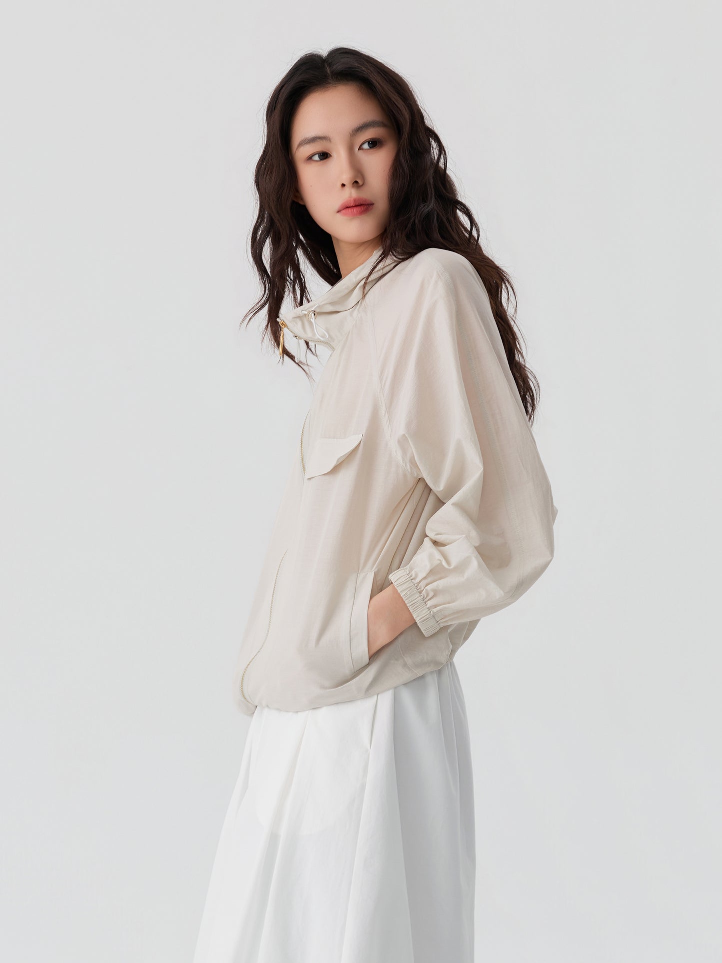 Relaxed Hooded Jacket