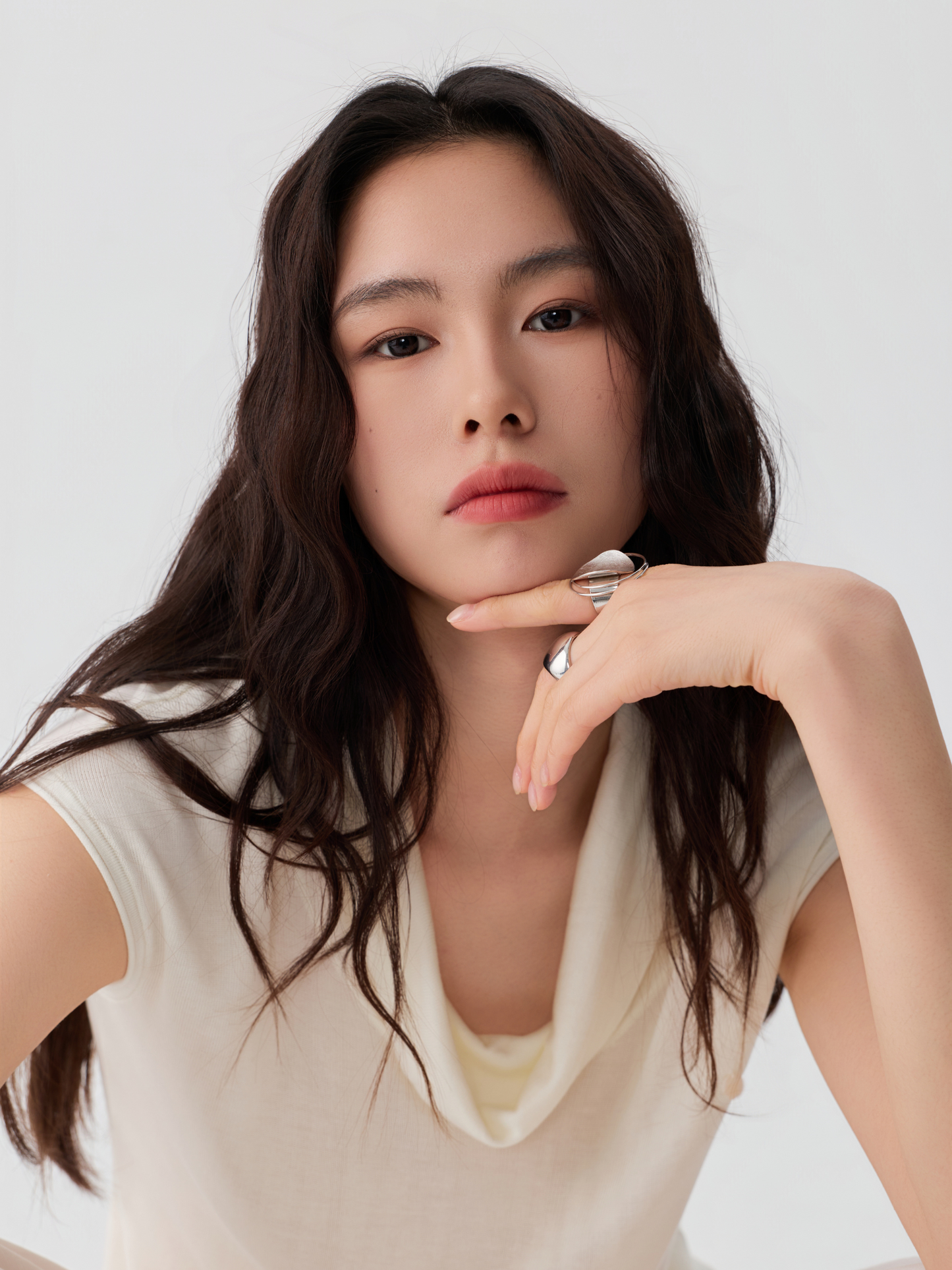Draped Knit Top