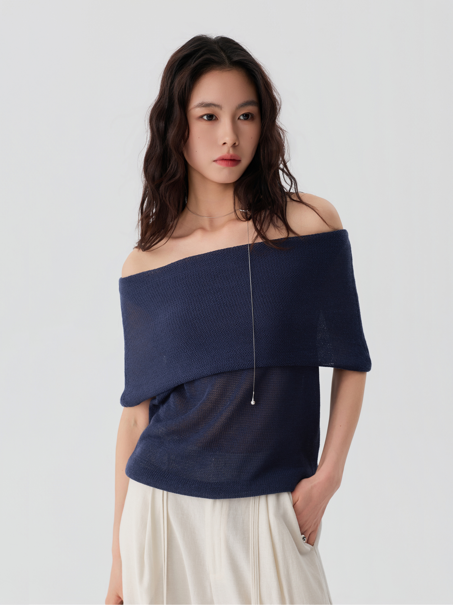 Layered Bardot Top