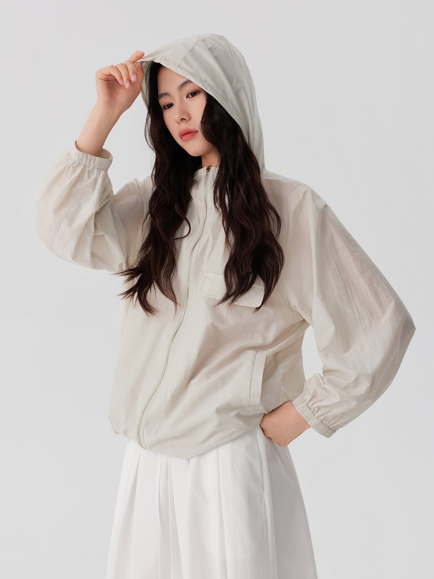 Relaxed Hooded Jacket