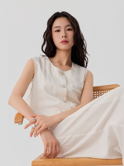 Soft Drape Midi Skirt