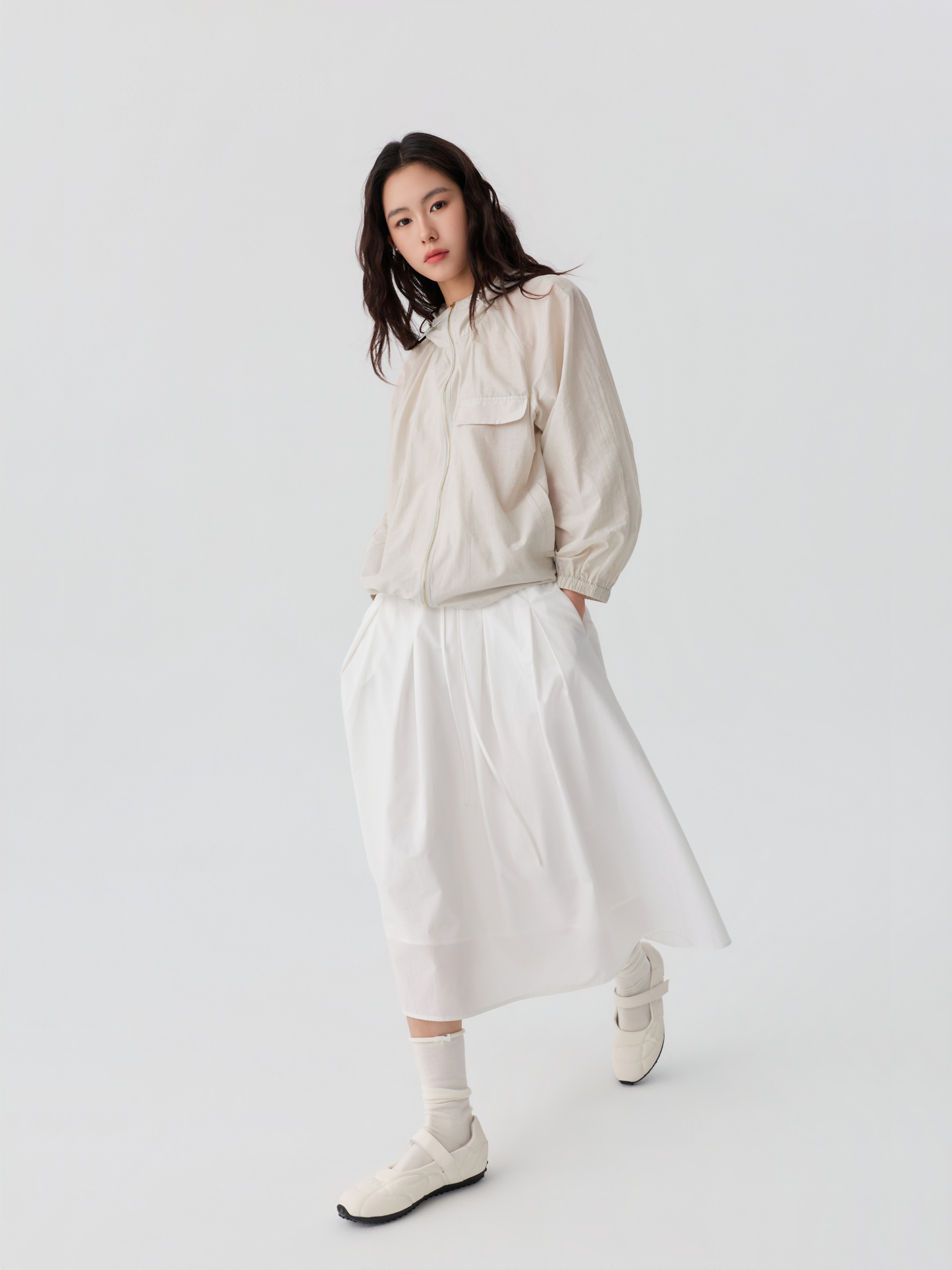 Relaxed Hooded Jacket