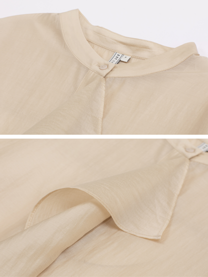 Draped Ruffle Blouse