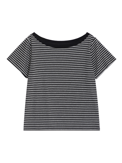 Stripe Boatneck Top