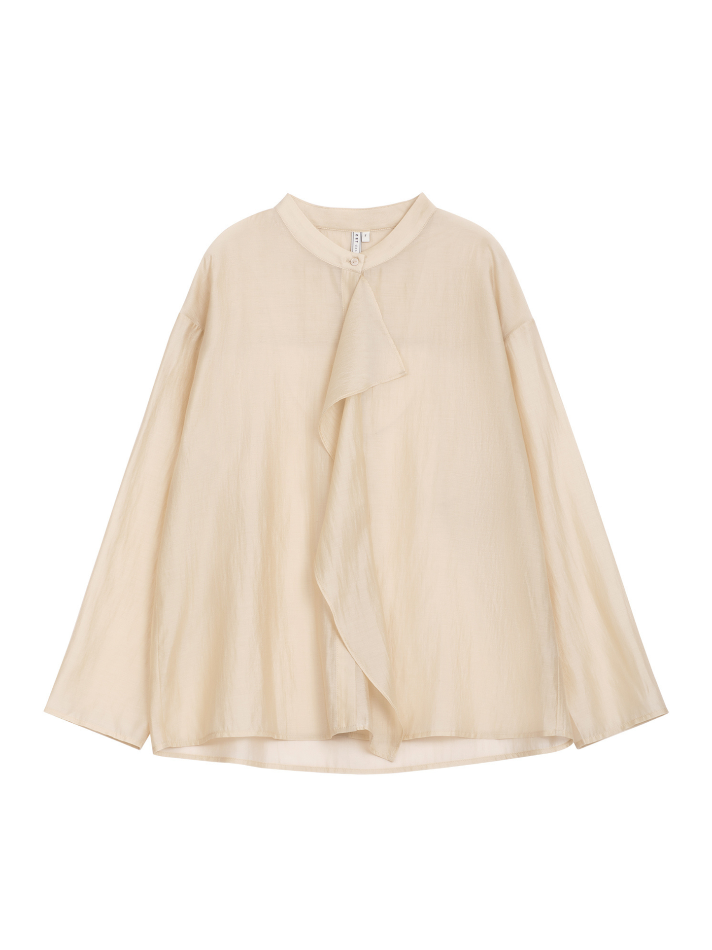Draped Ruffle Blouse