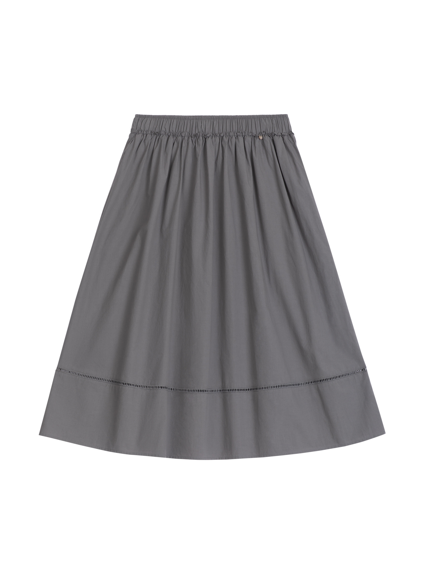 Minimal A-Line Midi Skirt