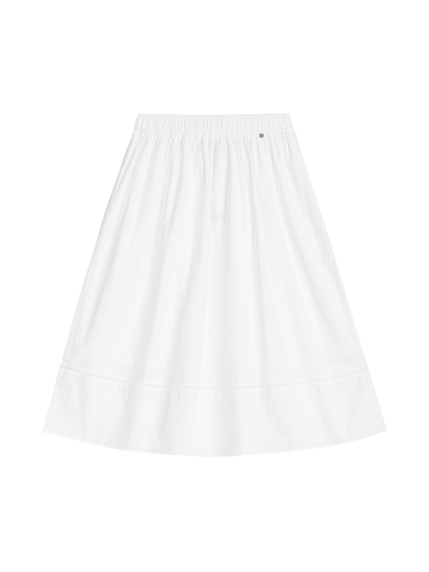 Minimal A-Line Midi Skirt