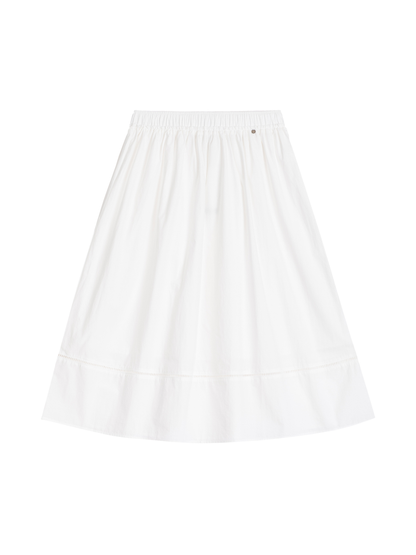 Minimal A-Line Midi Skirt