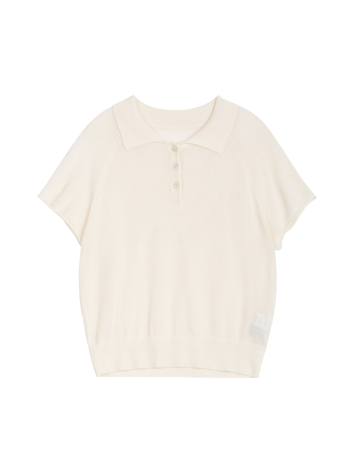 Fine Knit Polo Top
