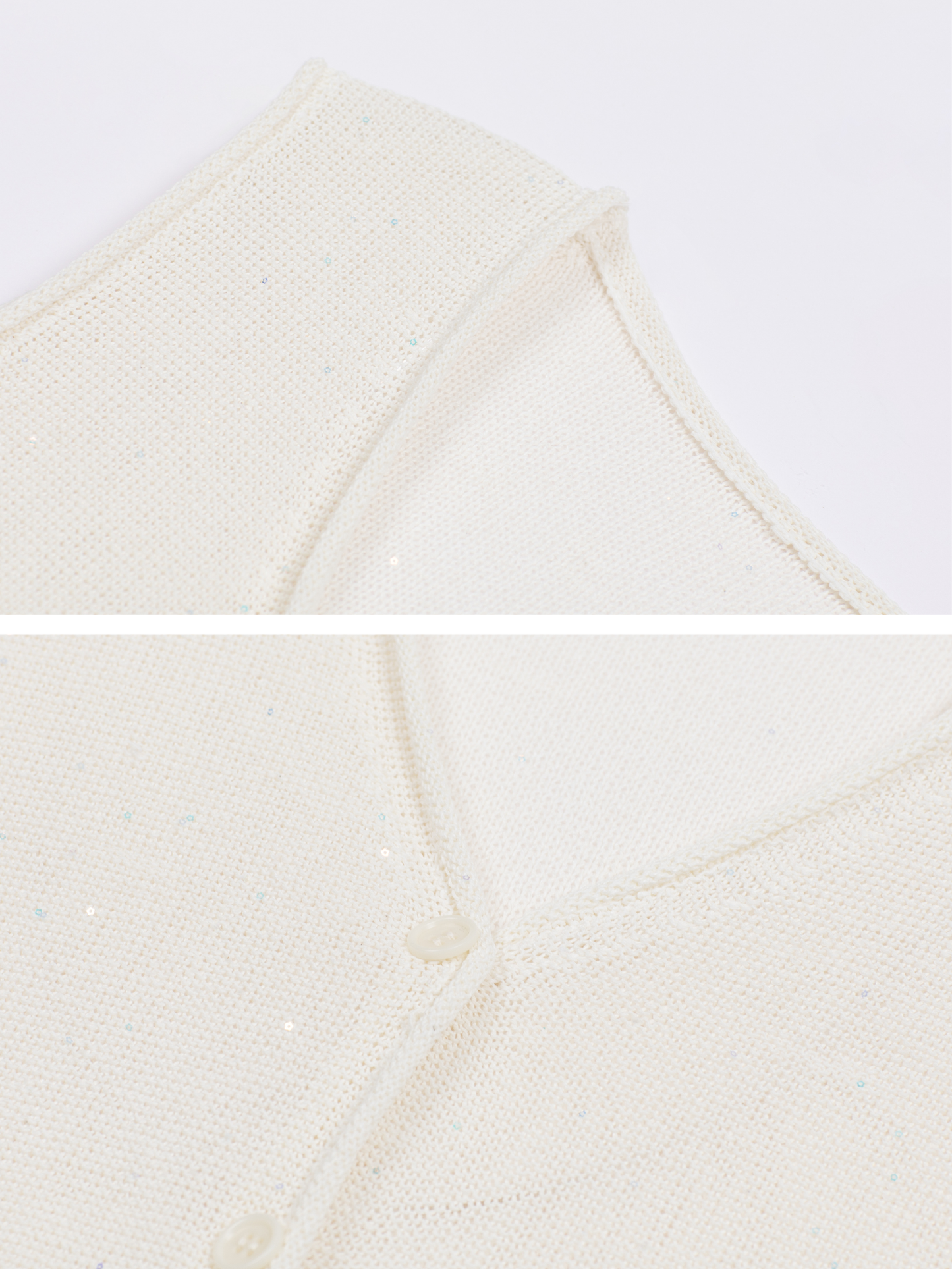 Shimmer Knit Vest
