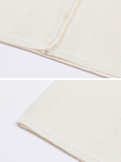 Shimmer Knit Vest