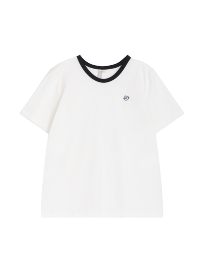 Embroidered Cat Tee
