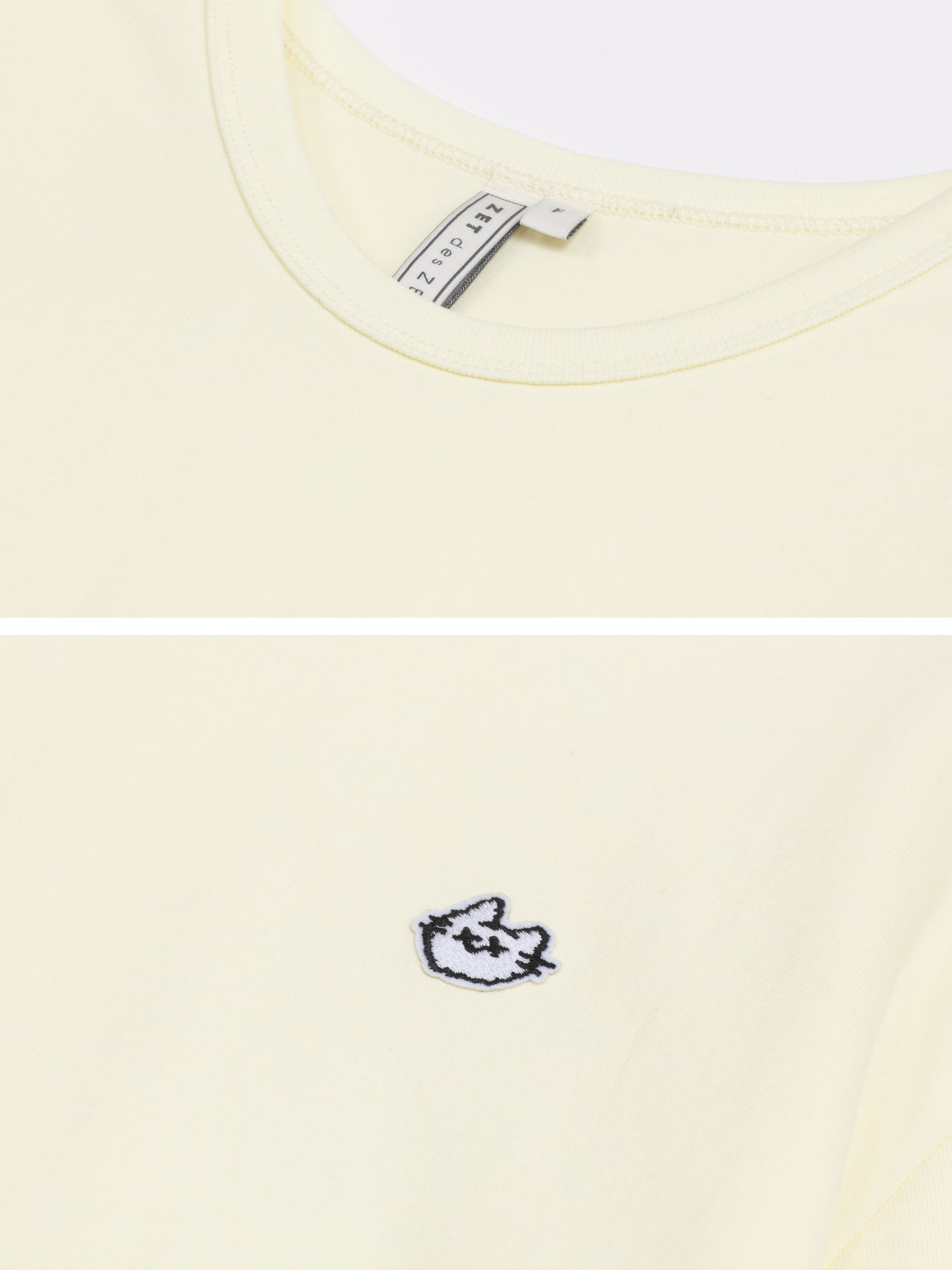 Embroidered Cat Tee