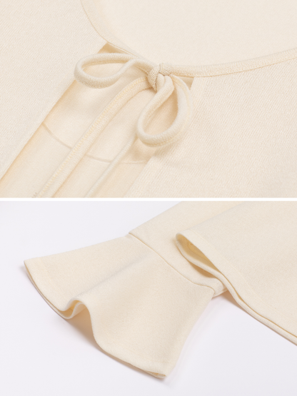 Bell Sleeve Knit Top