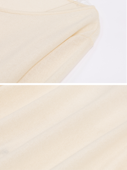 Bell Sleeve Knit Top