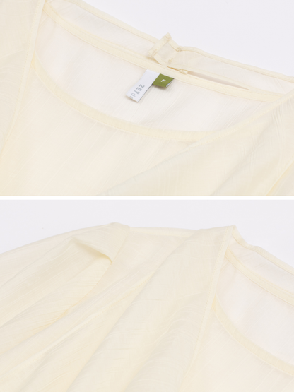 Draped Halter Blouse