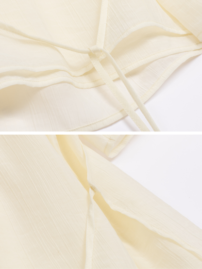 Draped Halter Blouse