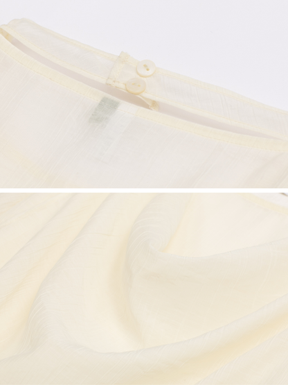 Draped Halter Blouse