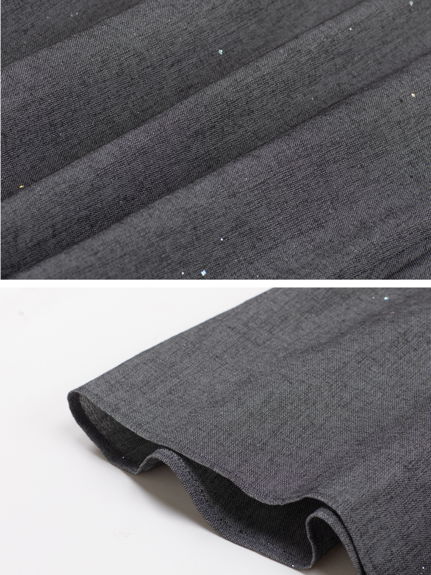 Asymmetric Drape Midi Skirt