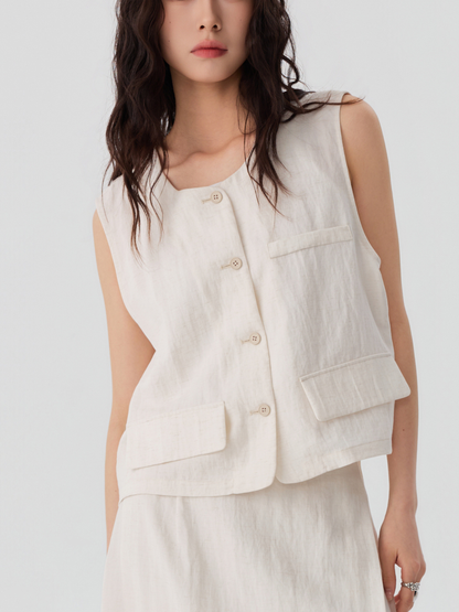 Tailored Vest Top