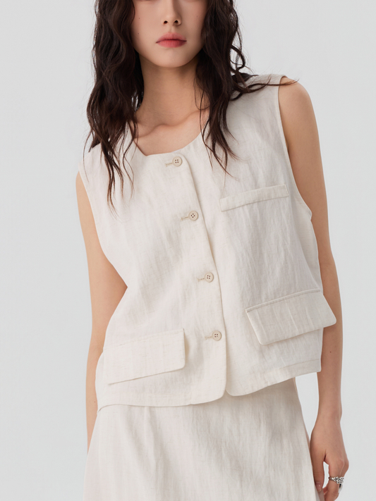 Tailored Vest Top