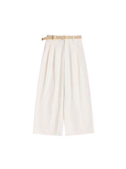 Relaxed Wide-Leg Trousers