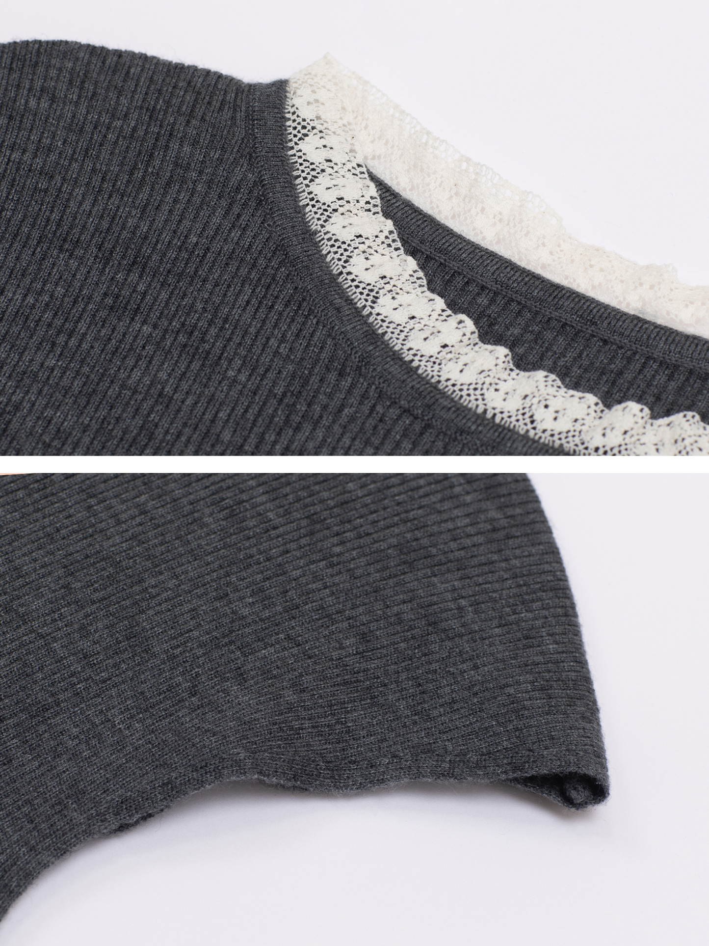 Draped Lace Top