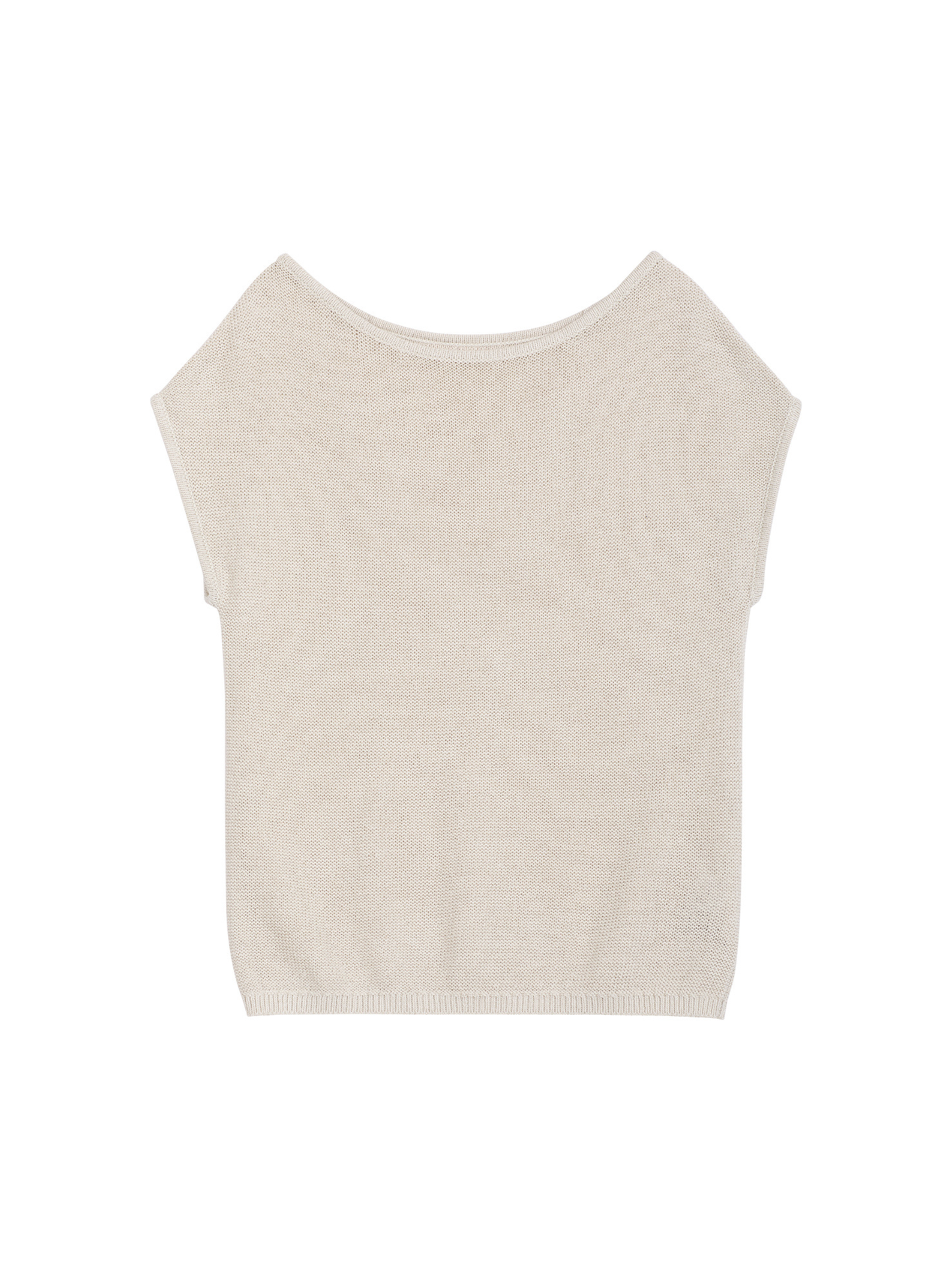 Minimal Boatneck Knit Top