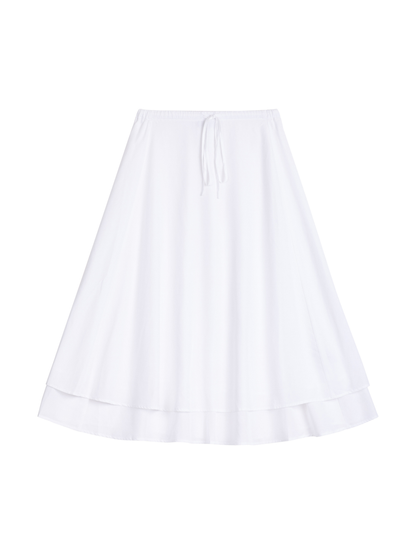 Drift Layer Drawstring Skirt