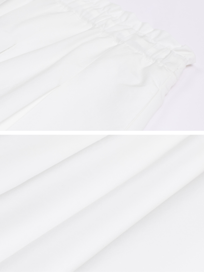 Petal Hem Flare Skirt